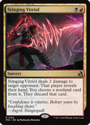 Stinging Vitriol (FRA-152) [Reality Fracture] Foil