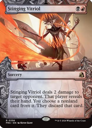 Stinging Vitriol (Showcase) (FRA-356) [Reality Fracture] Foil