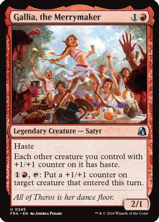 Gallia, the Merrymaker (FRA-245) [Reality Fracture] Foil