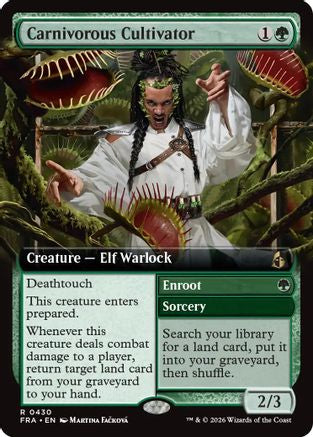 Carnivorous Cultivator (Extended Art) (FRA-100) [Reality Fracture]