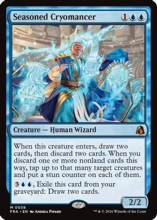 Seasoned Cryomancer (FRA-038) [Reality Fracture] Foil