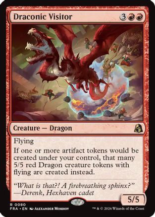 Draconic Visitor (FRA-080) [Reality Fracture] Foil