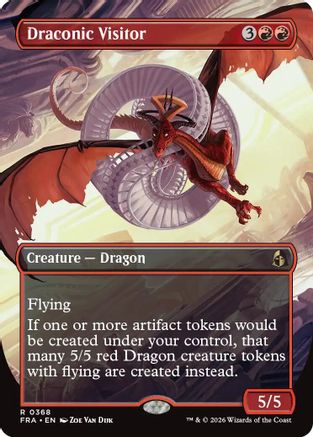 Draconic Visitor (Borderless) (FRA-368) [Reality Fracture]