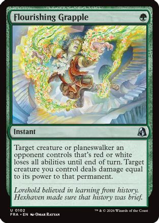 Flourishing Grapple (FRA-102) [Reality Fracture] Foil