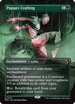 Puppet Crafting (Borderless) (FRA-373) [Reality Fracture] Foil