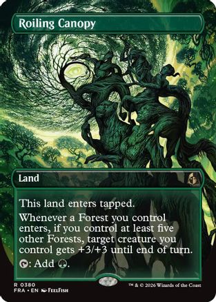 Roiling Canopy (Borderless) (FRA-380) [Reality Fracture] Foil
