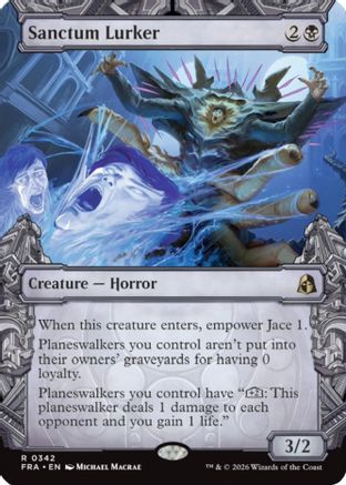 Sanctum Lurker (Showcase) (FRA-342) [Reality Fracture] Foil