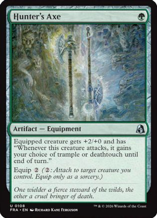 Hunter's Axe (FRA-108) [Reality Fracture] Foil