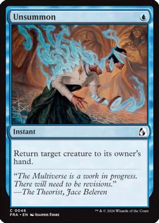 Unsummon (FRA-046) [Reality Fracture] Foil
