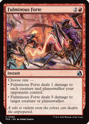 Fulminous Forte (FRA-084) [Reality Fracture] Foil