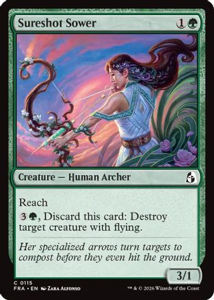 Sureshot Sower (FRA-115) [Reality Fracture] Foil