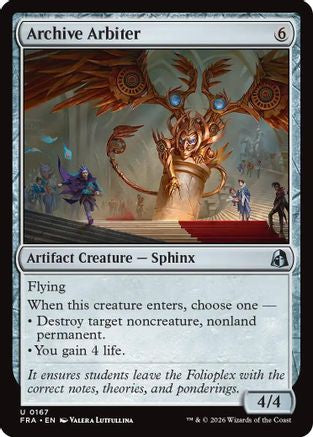 Archive Arbiter (FRA-167) [Reality Fracture] Foil