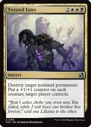 Twisted Fates (FRA-158) [Reality Fracture] Foil