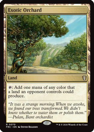 Exotic Orchard (070) [Commander: Reality Fracture]