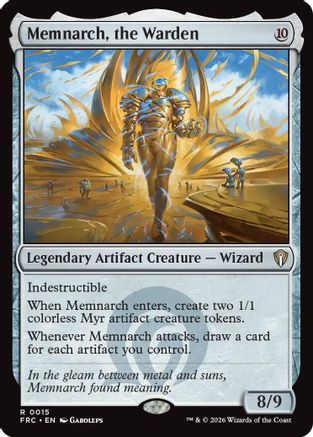 Memnarch, the Warden (015) [Commander: Reality Fracture]