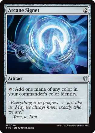 Arcane Signet (020) [Commander: Reality Fracture]