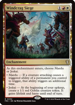 Windcrag Siege (052) [Commander: Reality Fracture]
