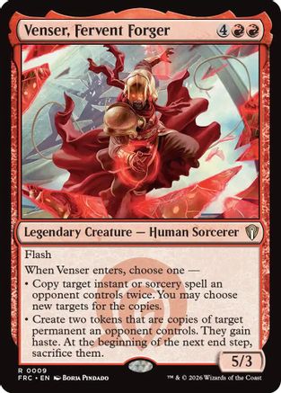 Venser, Fervent Forger (009) [Commander: Reality Fracture]