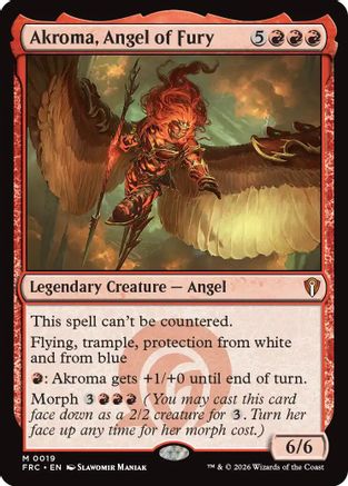 Akroma, Angel of Fury (019) [Commander: Reality Fracture]
