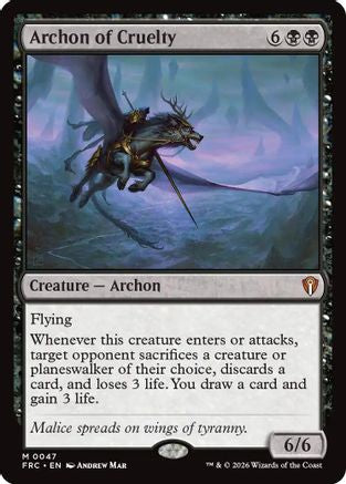 Archon of Cruelty (047) [Commander: Reality Fracture]