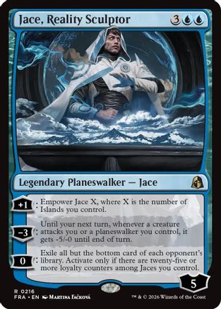 Jace, Reality Sculptor (FRA-216) [Reality Fracture] Foil