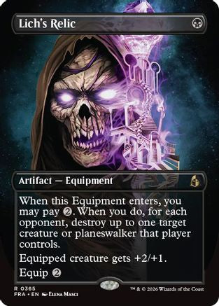 Lich's Relic (Borderless) (FRA-365) [Reality Fracture]