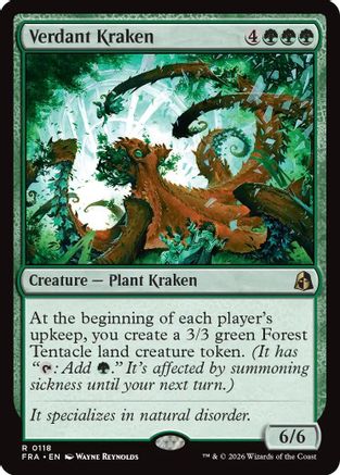 Verdant Kraken (FRA-118) [Reality Fracture] Foil