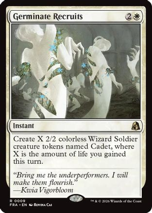 Germinate Recruits (FRA-009) [Reality Fracture] Foil