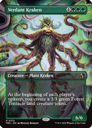 Verdant Kraken (Borderless) (FRA-375) [Reality Fracture]