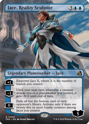 Jace, Reality Sculptor (Borderless) (FRA-300) [Reality Fracture]