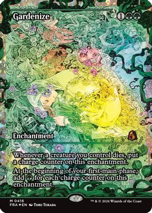 Gardenize (Showcase) (Fracture Foil) (FRA-416) [Reality Fracture] Foil