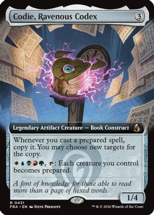 Codie, Ravenous Codex (Extended Art) (FRA-431) [Reality Fracture] Foil
