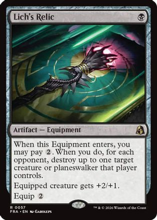 Lich's Relic (FRA-057) [Reality Fracture] Foil