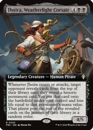 Jhoira, Weatherlight Corsair (Extended Art) (093) [Commander: Reality Fracture]