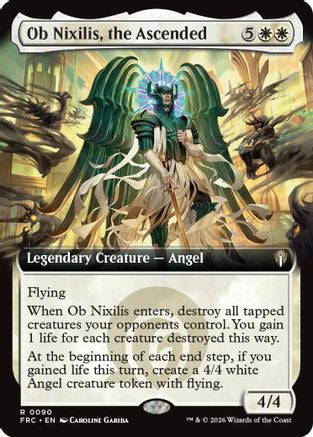 Ob Nixilis, the Ascended (Extended Art) (090) [Commander: Reality Fracture]