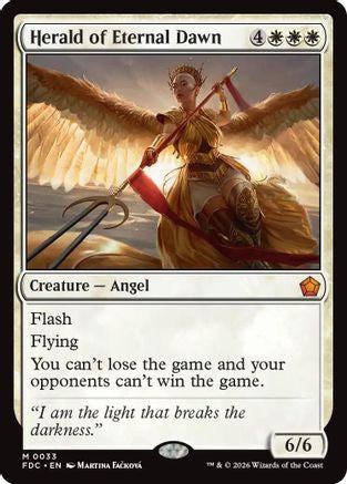Herald of Eternal Dawn (FDC-033) [Commander: Foundations]