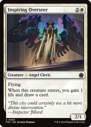Inspiring Overseer (FDC-035) [Commander: Foundations]