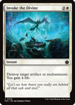Invoke the Divine (FDC-036) [Commander: Foundations]