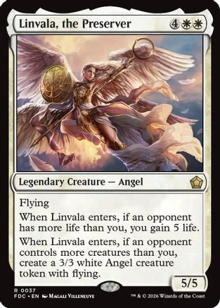 Linvala, the Preserver (FDC-037) [Commander: Foundations]