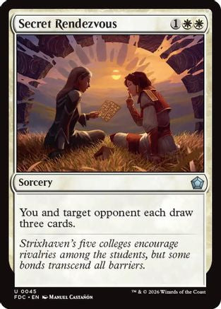 Secret Rendezvous (FDC-045) [Commander: Foundations]