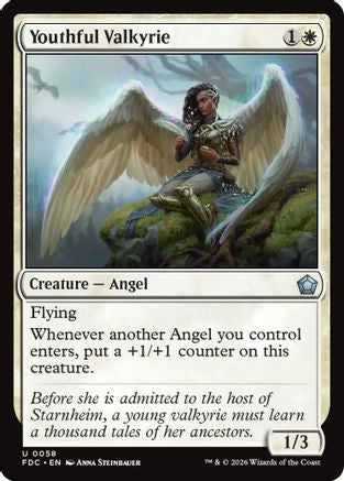 Youthful Valkyrie (FDC-058) [Commander: Foundations]