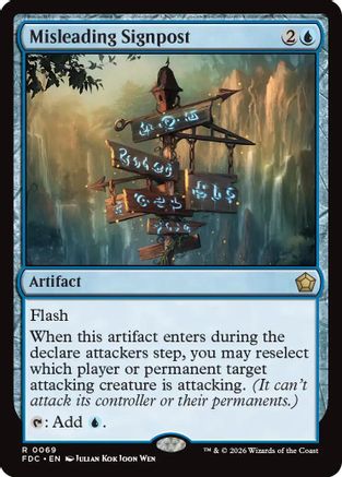 Misleading Signpost (FDC-069) [Commander: Foundations]