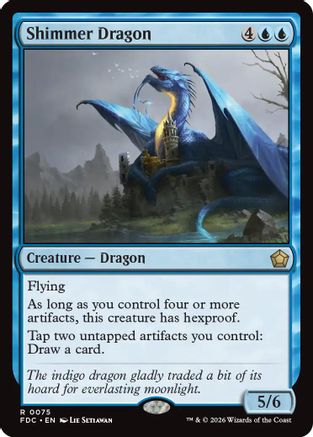 Shimmer Dragon (FDC-075) [Commander: Foundations]