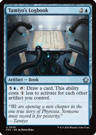 Tamiyo's Logbook (FDC-076) [Commander: Foundations]