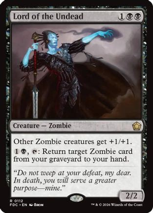 Lord of the Undead (FDC-112) [Commander: Foundations]