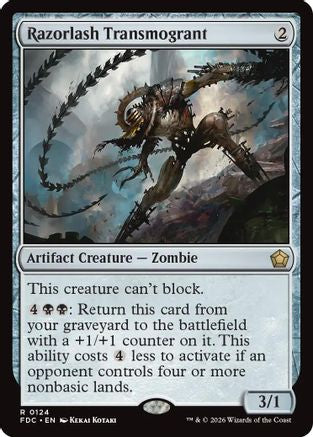 Razorlash Transmogrant (FDC-124) [Commander: Foundations]