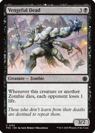 Vengeful Dead (FDC-132) [Commander: Foundations]