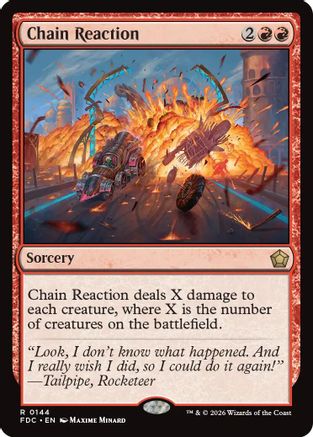 Chain Reaction (FDC-144) [Commander: Foundations]