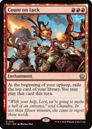 Count on Luck (FDC-147) [Commander: Foundations]