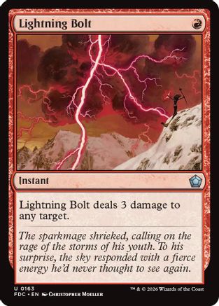 Lightning Bolt (FDC-163) [Commander: Foundations]